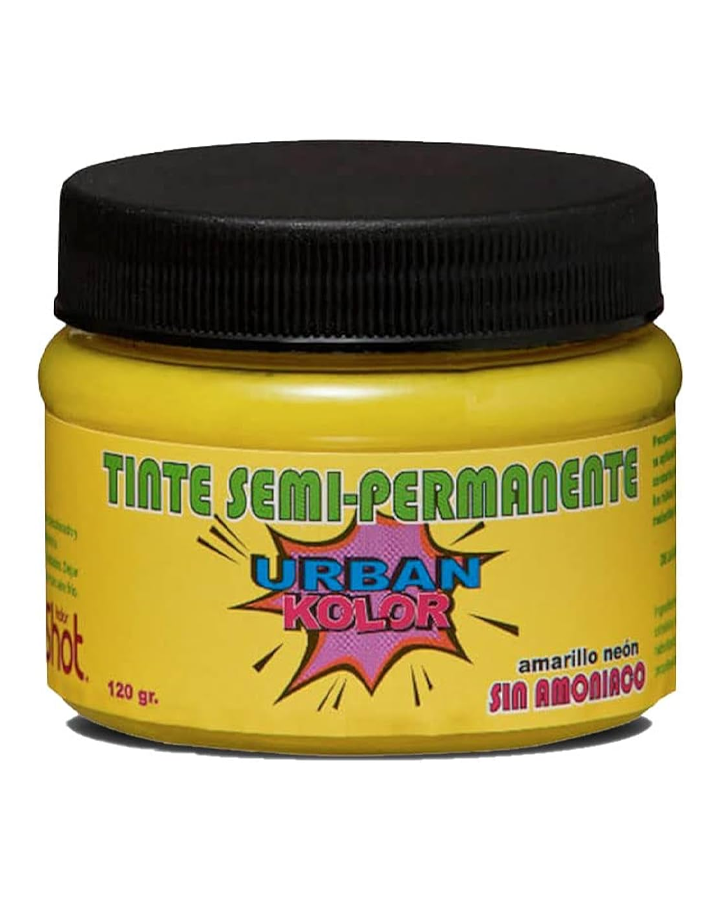 KOLOR SHOT MASCARILLA URBAN AMARILLO NEON 120 GRS.