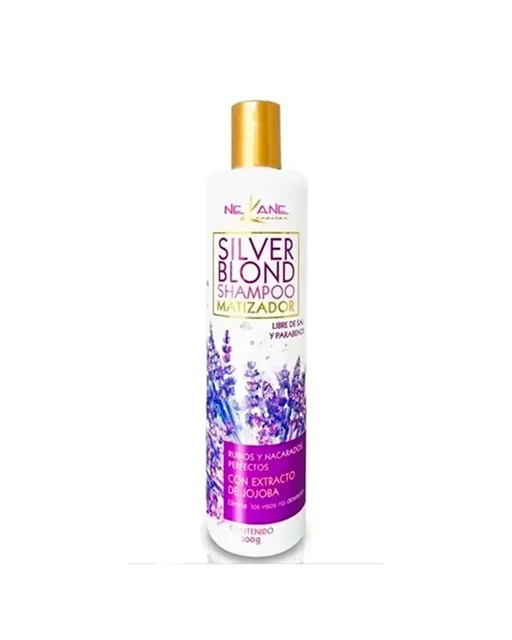 NEKANE SILVER BLOND SHAMPOO EXTRACTO DE JOJOBA 300 ML.