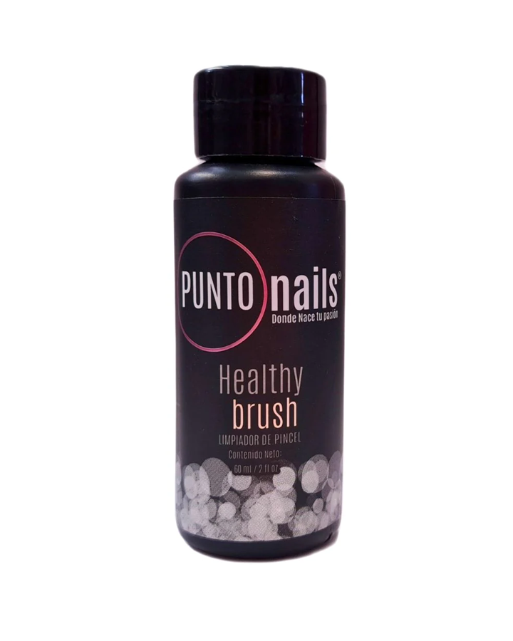 PUNTO NAILS HEALTHY BRUSH LIMPIADOR DE PINCEL 2 OZ.