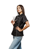 BARBEST BATA DE TRABAJO PARA MUJER BLACK COAT MEDIUM
