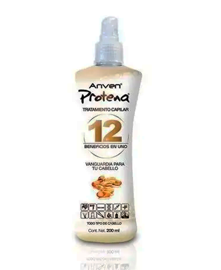 ANVEN PROTEINA TRATAMIENTO 12 BENEFICIOS TERMOPROTECTOR 200 ML.