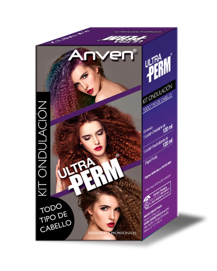 ANVEN ULTRAPERM KIT INDIVIDUAL TODO TIPO DE CABELLO