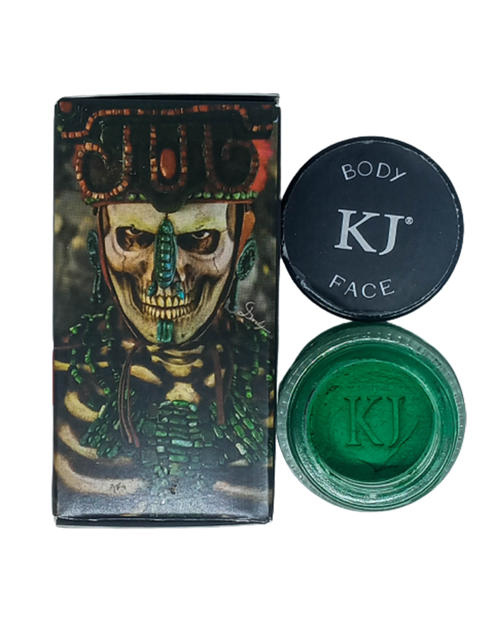 KJ BODY & FACE MAQUILLAJE CORPORAL COLOR VERDE LIMON 8 G.