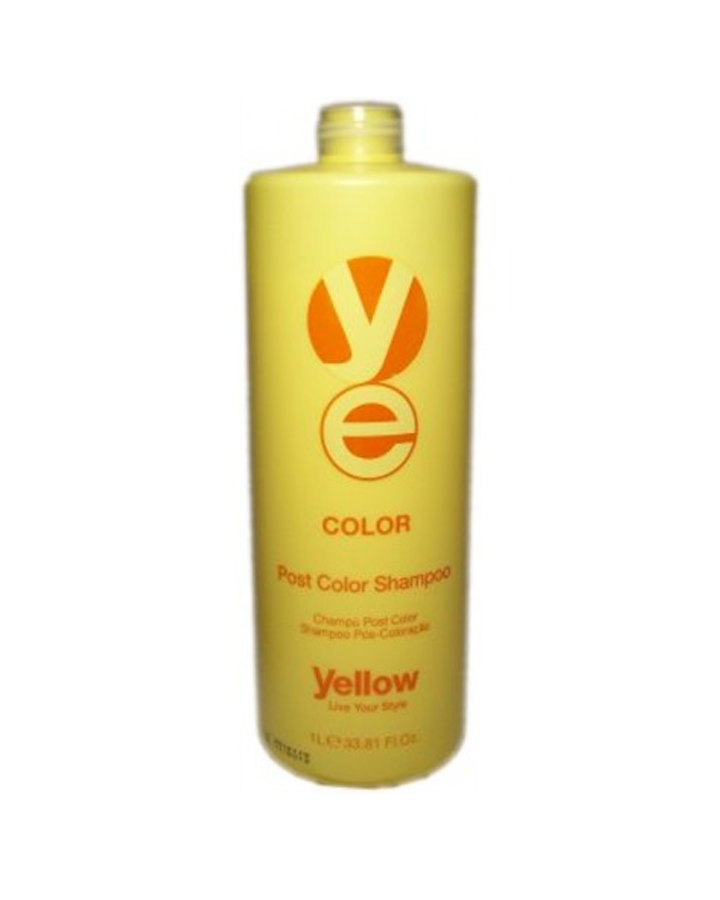 YELLOW COLOR SHAMPOO POST COLORE 1 LITRO.