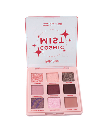 RUBY ROSE COSMIC MIST PALETA SOMBRAS 9 TONOS HB-E2204 BLISTER CON 12 PIEZAS