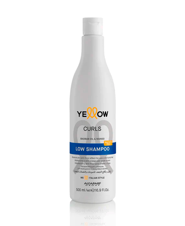 YELLOW CURLS LOW SHAMPOO 500 ML.