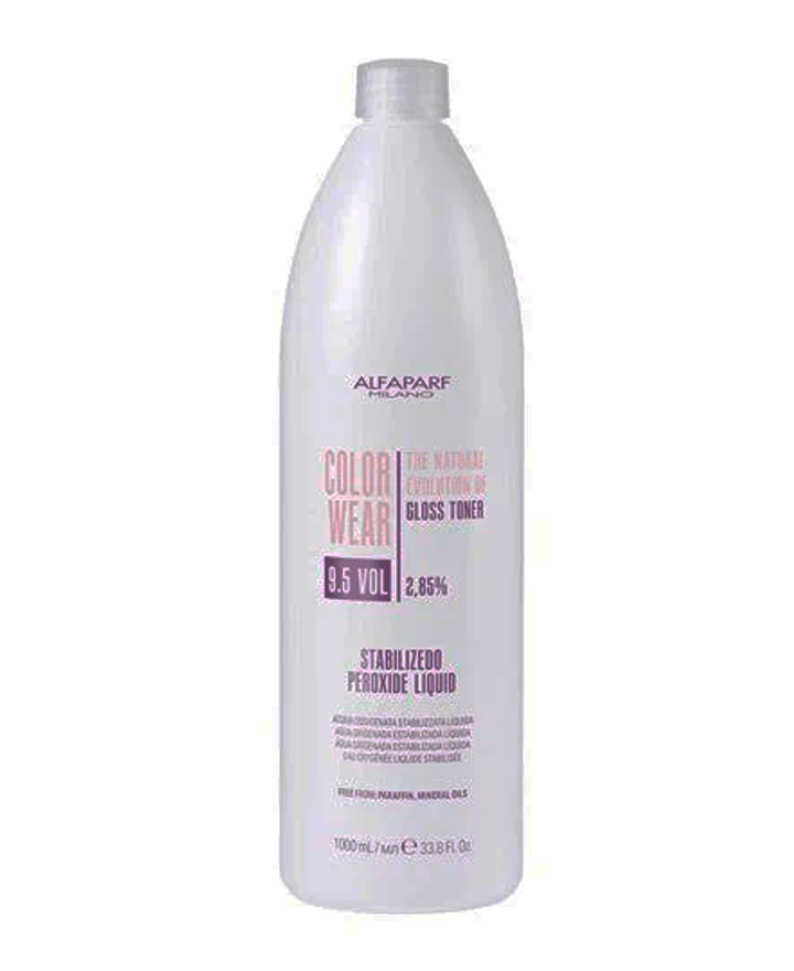 ALFA PARF COLOR WEAR GLOSS TONER ACTIVADOR 9.5 VOL. LT.