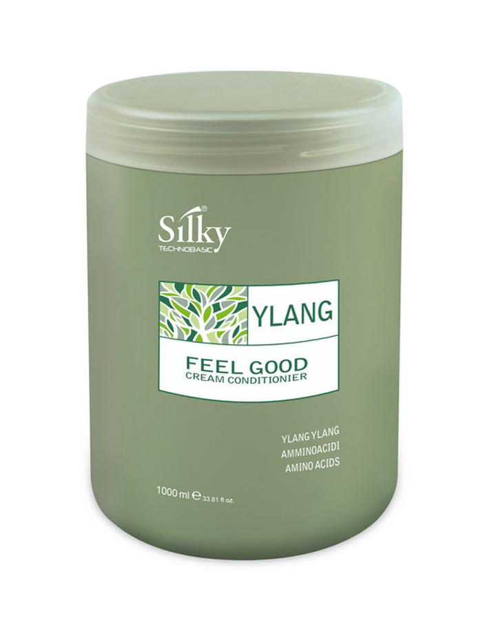 SILKY YLANG FEEL GOOD CREAM CONDITIONER 1000 ML.