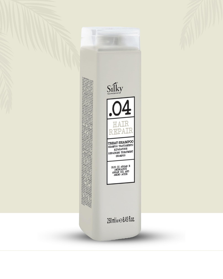 SILKY .04 HAIR REPAIR SHAMPOO TRATANTE PARA EL CABELLO 250 ML.