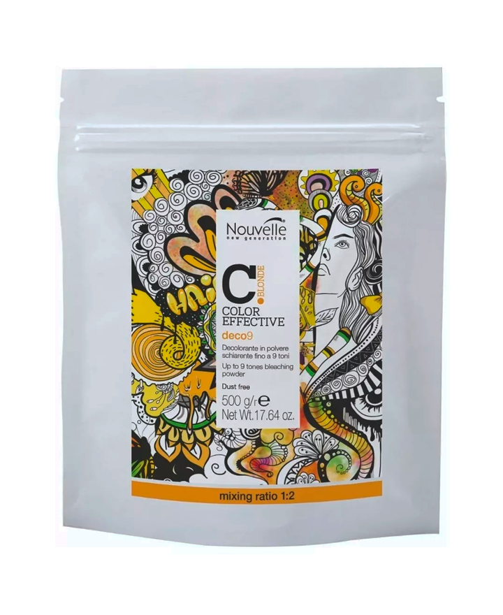 NOUVELLE COLOR EFFECTIVE DECO9 DECOLORANTE 500 GRS.