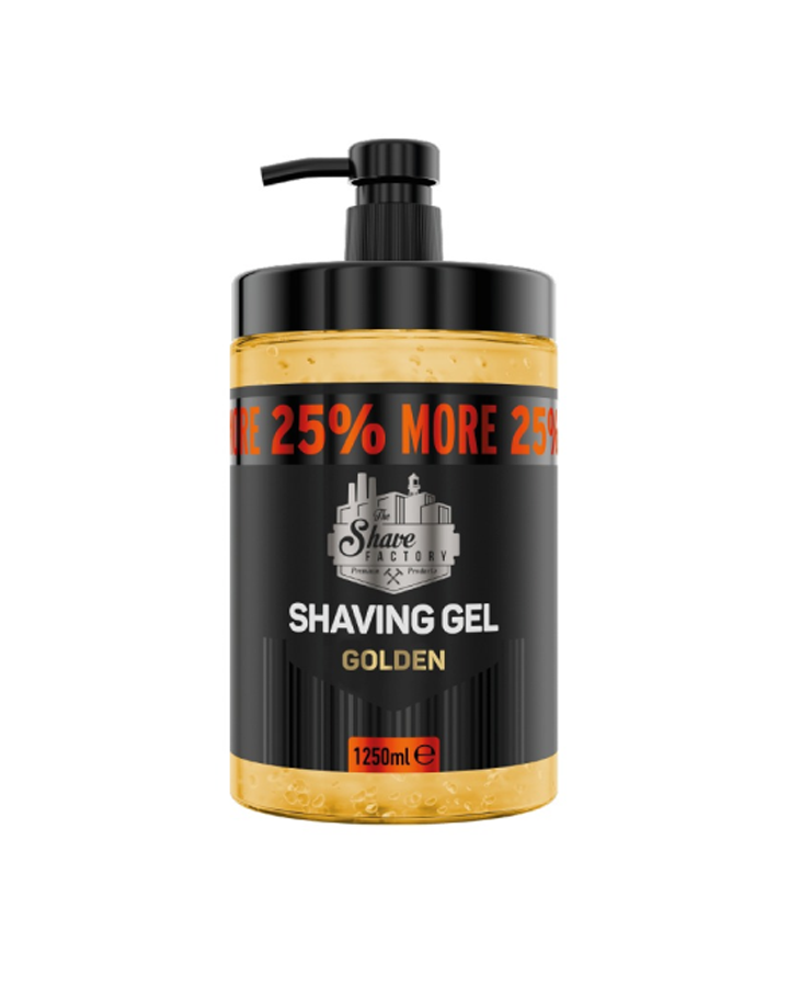 THE SHAVE FACTORY SHAVING GEL GOLDEN 1250 ML.