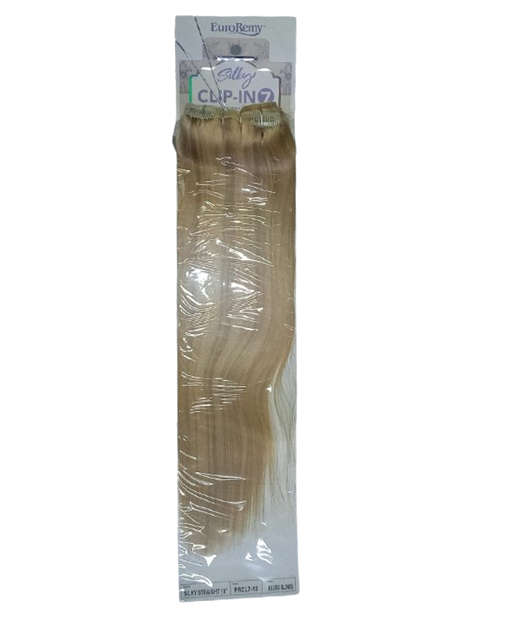 EURO REMY SILKY CLIP IN 7 -22 PULGADAS 180 GRS. TONO MALIBU BLONDE