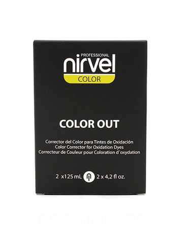 NIRVEL PROFESSIONAL COLOR OUT EXTRACTOR DE TINTE 2 BOTELLAS 125 ML. C/U