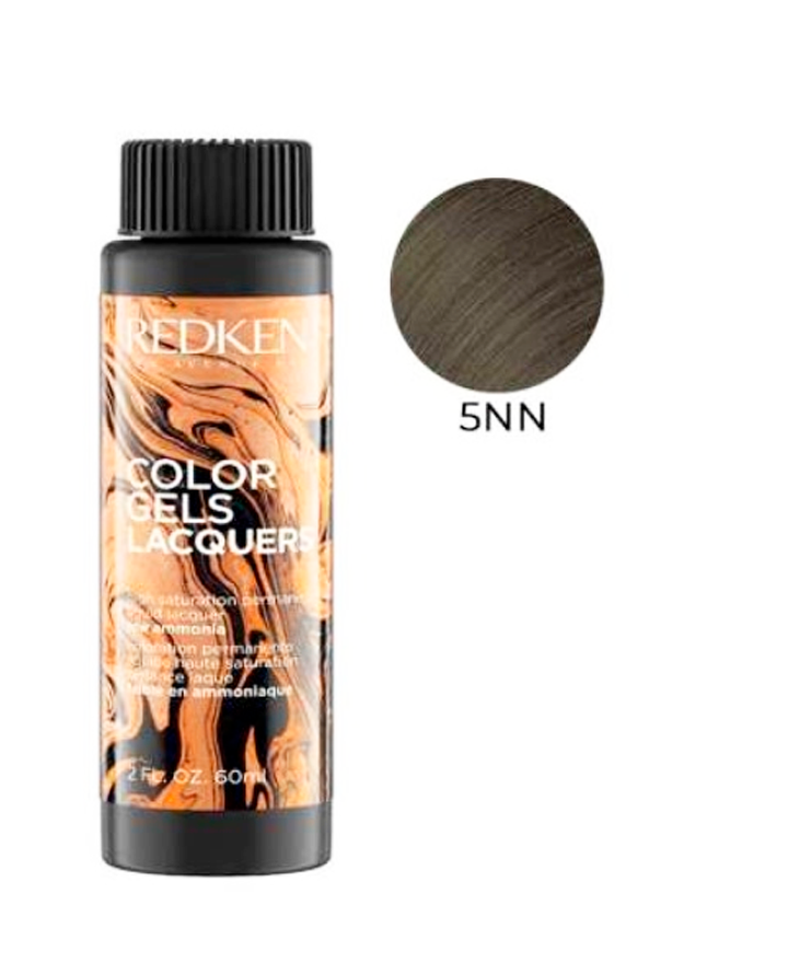REDKEN COLOR GELS LACQUERS 5NN NAT CAFE MOCHA