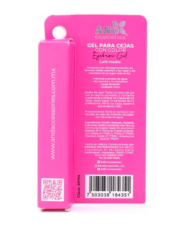 AND GEL PARA CEJAS COLOR CAFE MEDIO 5 GR.