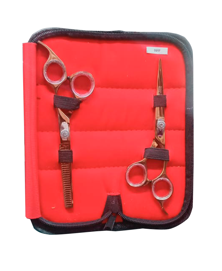 GERMANY KIT TIJERAS 2 PIEZAS ROSE GOLD D-217