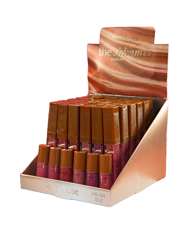 RUBY ROSE THE SHIMMER ELEGANT GLOW GLAM UP WITH SPARKLES HB-561 BLISTER C/36