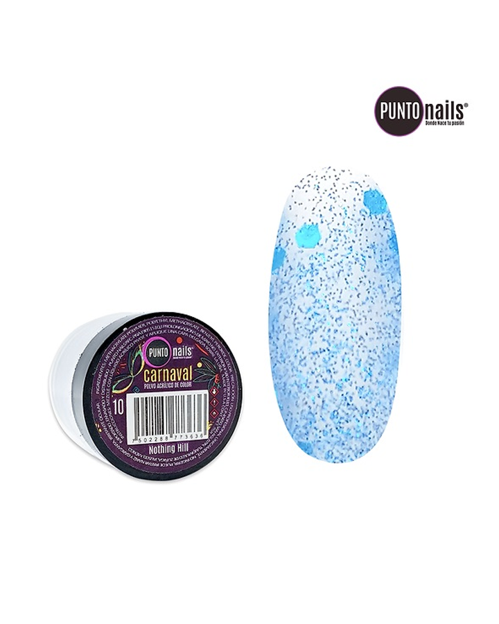PUNTO NAILS CARNAVAL ACRILICO DE COLOR NOTHING HILL 7 GR NO 10