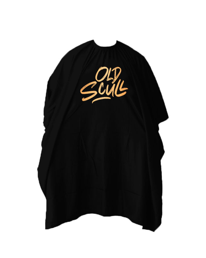 OLD SCULL CAPA NEGRA CON LOGO DORADO