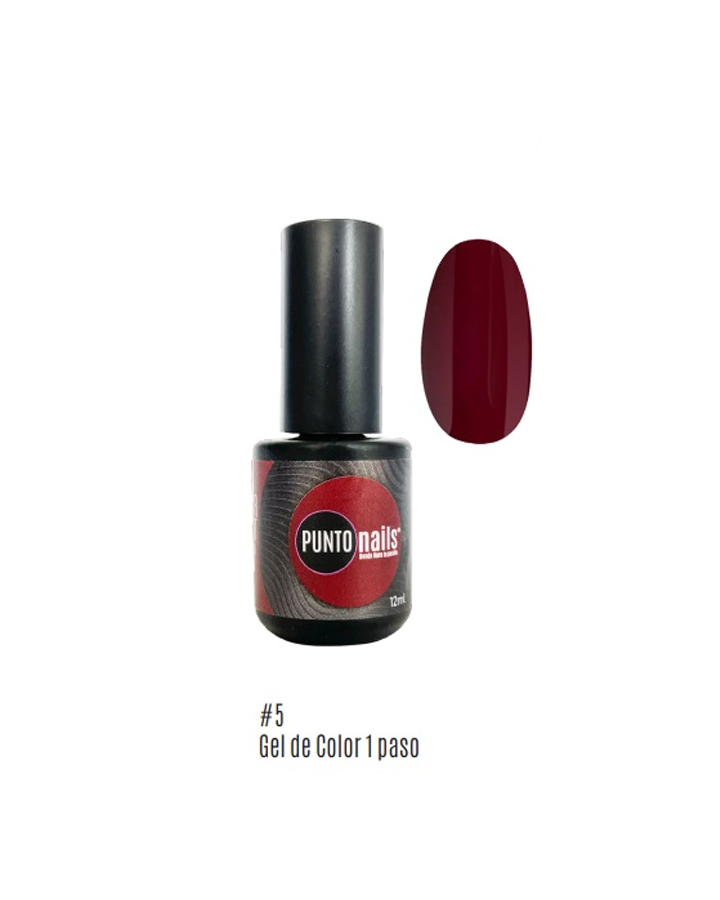 PUNTO NAILS GEL 1 PASO 12 ML. 05 WINE