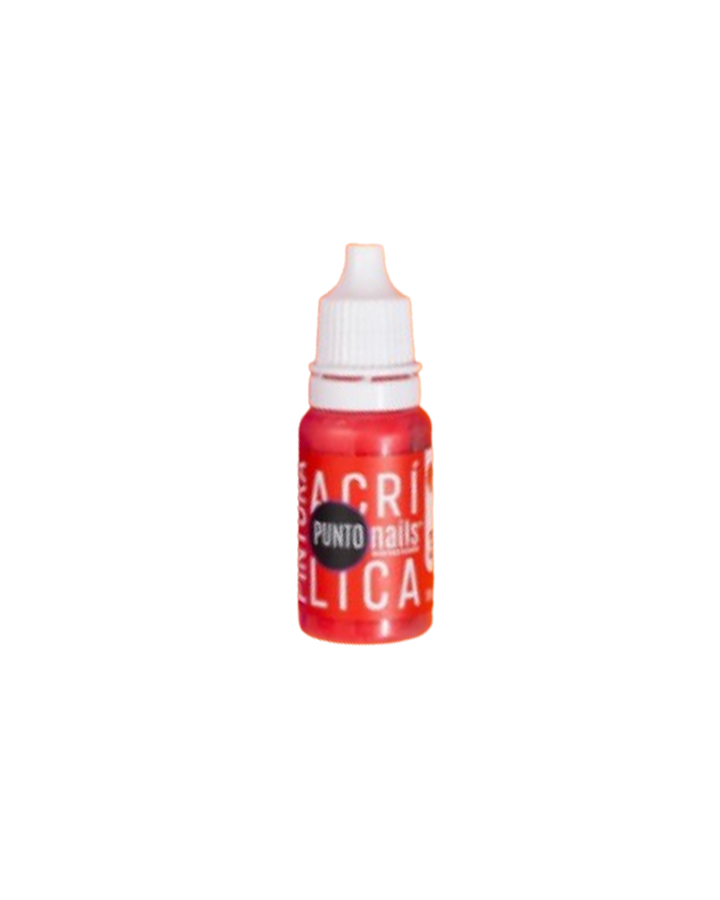 PUNTO NAILS PINTURA ACRILICA 03 ROJO
