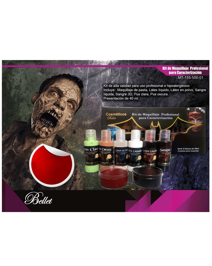 BELLET KIT CARACTERIZACION PROFESIONAL