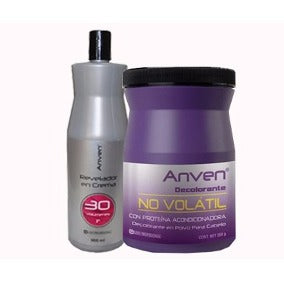ANVEN DECOLORANTE 350 GRS. NO VOLATIL C/PEROXIDO BOTE MORADO