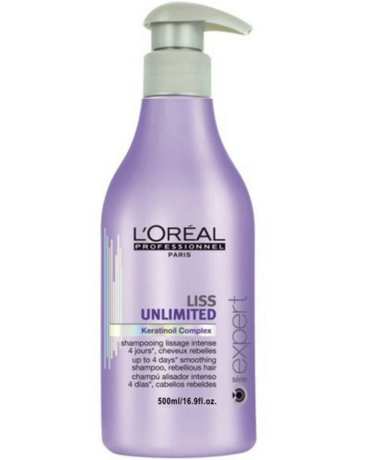 LP LOREAL SERIE EXPERT LISS UNLIMITED SHAMPOO 500 ML. - El Palacio De La Belleza