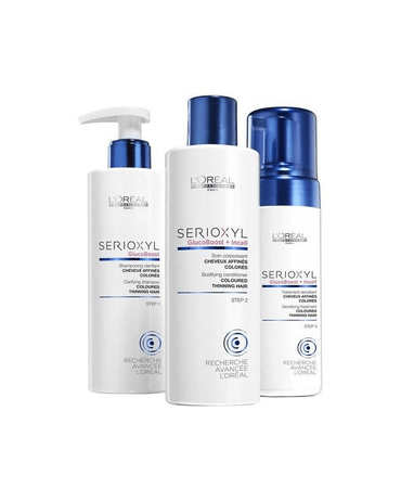 LP LOREAL SERIOXYL KIT FULLER HAIR 3 MUY SENSIBILIZADO C/3 PIEZAS (D)