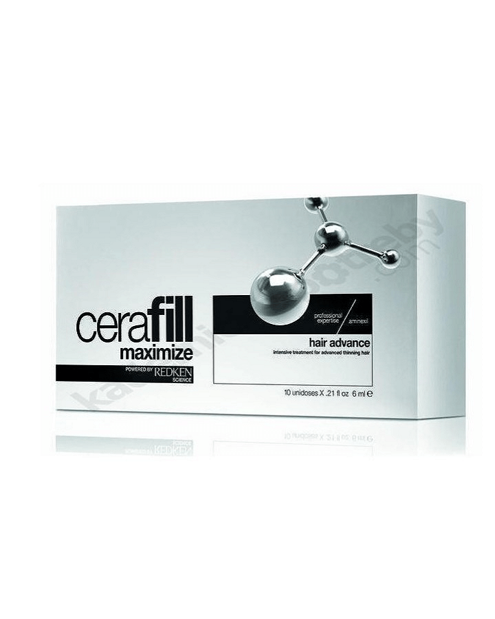 REDKEN CERAFILL MAXIMIZE HAIR ADVANCE CAJA C/10 AMP. 6 ML. C/U - El Palacio De La Belleza