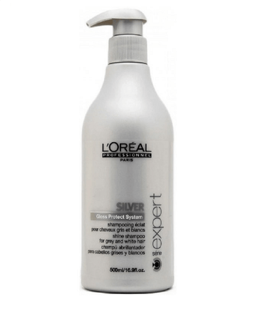 LP LOREAL SERIE EXPERT SILVER GLOSS SHAMPOO 500 ML - El Palacio De La Belleza