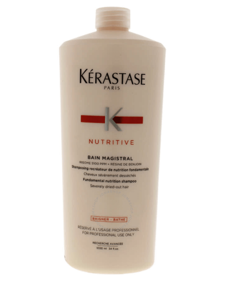 KERASTASE NUTRITIVE BAIN MAGISTRAL CABELLO DAÑO FUERTE SHAMPOO LITRO