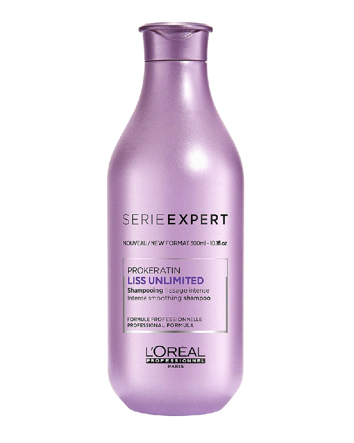 LP LOREAL SERIE EXPERT LISS UNLIMITED SHAMPOO 300 ML.
