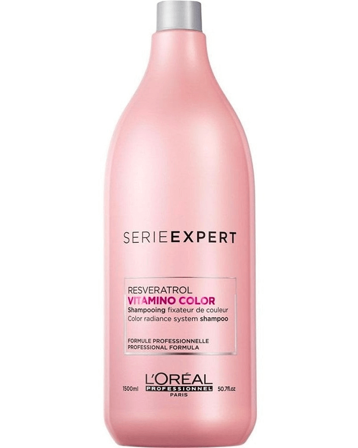 LP LOREAL SERIE EXPERT VITAMINO COLOR RESVERATROL SHAMPOO 1500 ML. - El Palacio De La Belleza