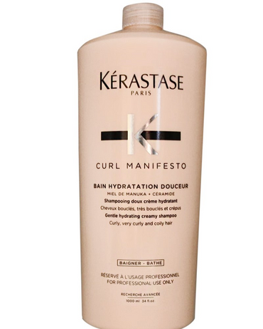 KERASTASE CURL MANIFESTO BAIN HYDRATATION DOUCEUR SHAMPOO LITRO