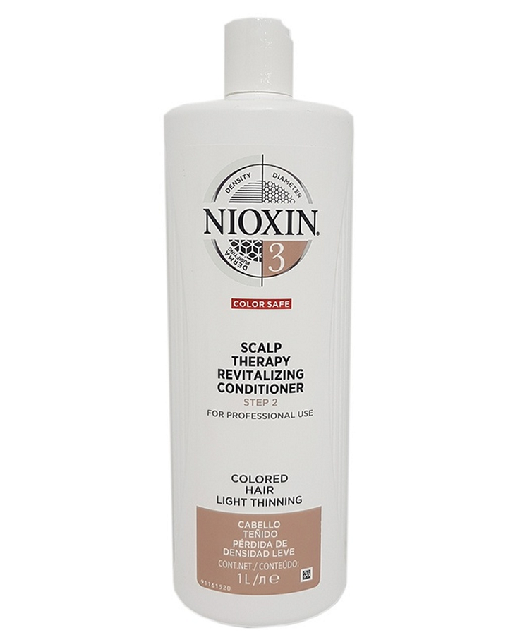 NIOXIN 3 SCALP THERAPY REVITALIZING COLOR SAFE PERDIDA LEVE 1 LT.