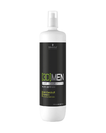 SCHWARZKOPF 3D MEN SION ANTI-DANDRUFF SHAMPOO 1 LT. - El Palacio De La Belleza