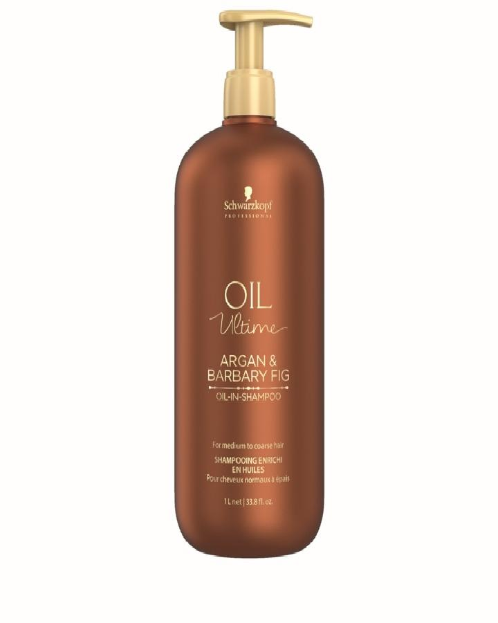 SCHWARZKOPF NUEVO OIL ULTIME ARGAN & BARBARY FIG SHAMPOO 1 LT. - El Palacio De La Belleza