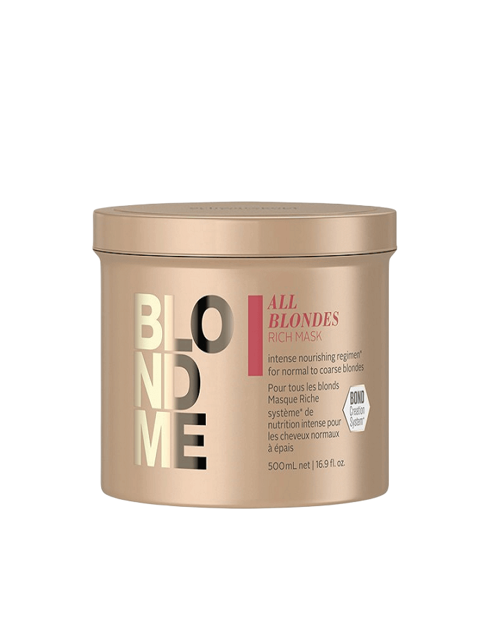 SCHWARZKOPF BLONDME ALL BLONDES RICH MASK 500 ML.