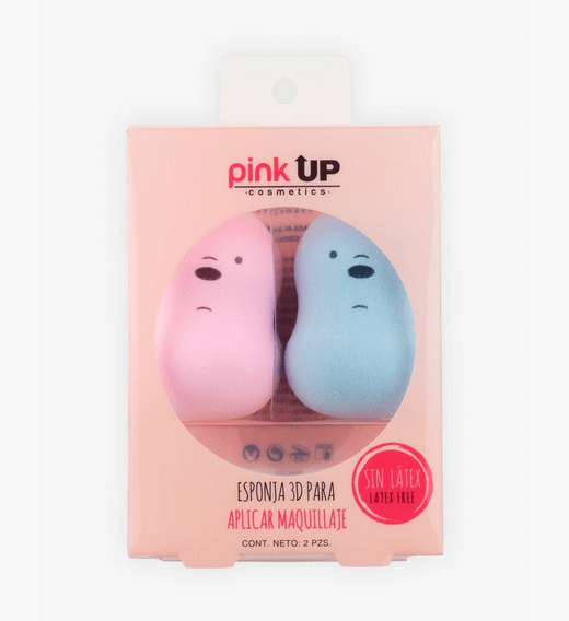 PINK UP ESPONJA 3D SIN LATEX C/2 PZAS. PKACC07 (D)