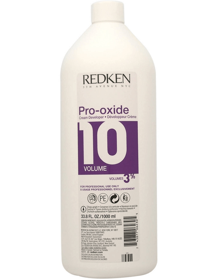 REDKEN PRO-OXIDE CREAM DEVELOPER 10 VOL. LT. - El Palacio De La Belleza