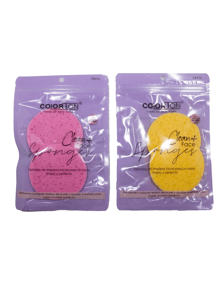 COLORTON ESPONJA EXFOLIANTE CELULOSA 2 PZAS. CE212