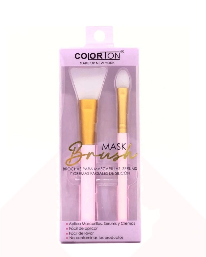 COLORTON BROCHAS DE SILICON PARA MASCARILLAS Y CREMAS FACIALES CE221