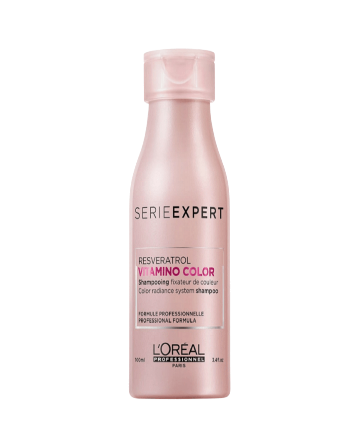 LP LOREAL SERIE EXPERT VITAMINO COLOR AOX SHAMPOO TRAVEL 100 ML.