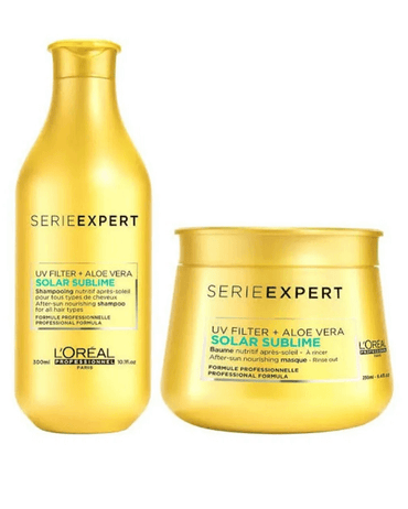 LP LOREAL SERIE EXPERT SOLAR SUBLIME SET SHAMPOO 300ML.+ MASCARILLA 250ML.