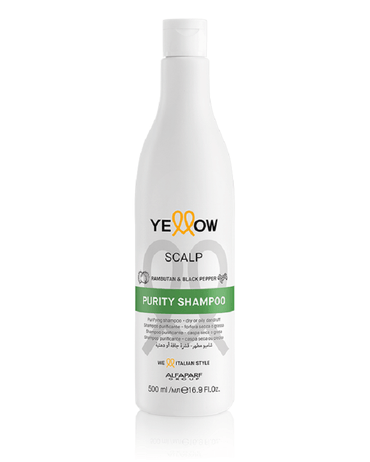 YELLOW SCALP PURITY CASPA SHAMPOO 500 ML.