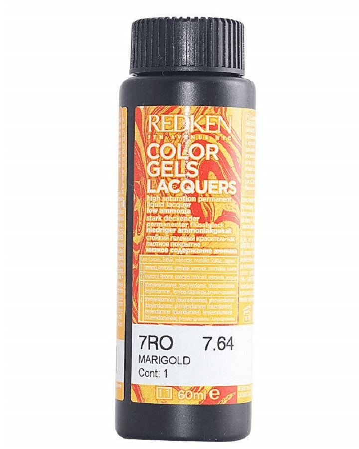 REDKEN COLOR GELS LACQUERS 7RO MARIGOLD