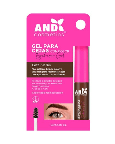 AND GEL PARA CEJAS COLOR CAFE MEDIO 5 GR.
