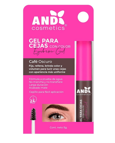 AND GEL PARA CEJAS COLOR CAFE OSCURO 5 GR.