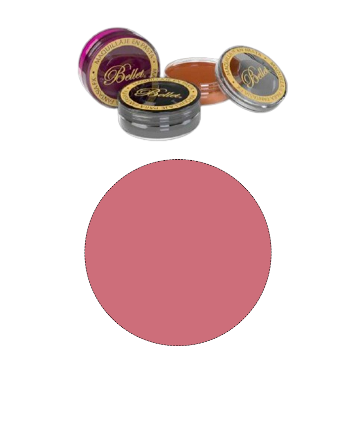 BELLET MAQUILLAJE EN PASTA COLOR METALICO ROSA